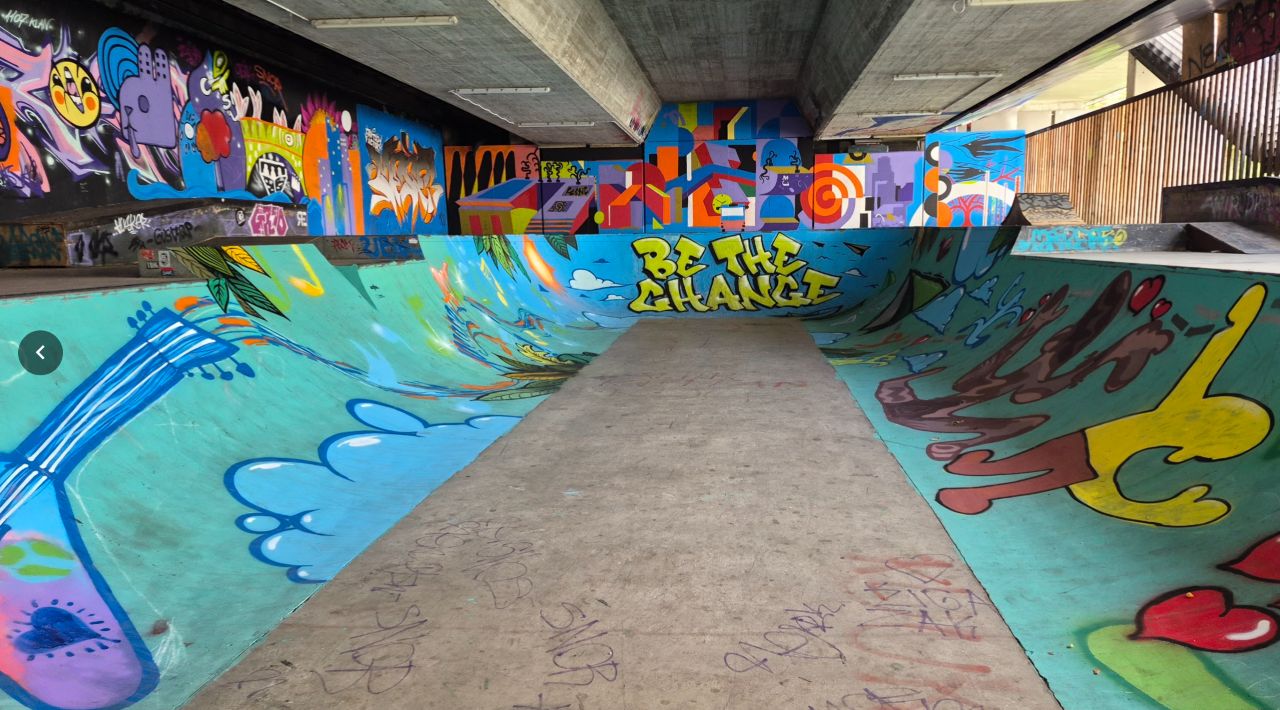 Mladi soustvarili novo podobo skateparka pod Fabianijevim mostom
