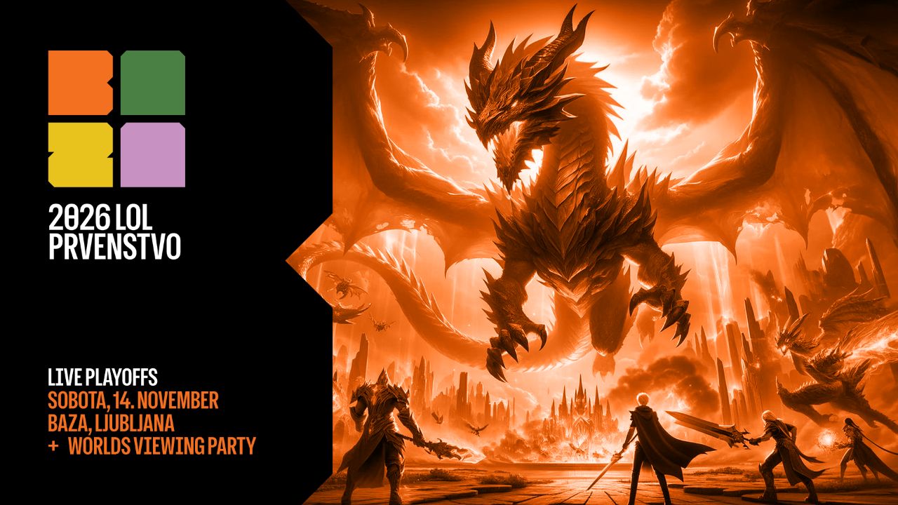 BAZA League of Legends Prvenstvo – live playoff